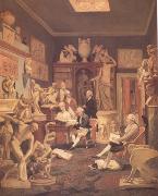 Johann Zoffany Charles Towneley's Library in Park Street (nn03) oil on canvas